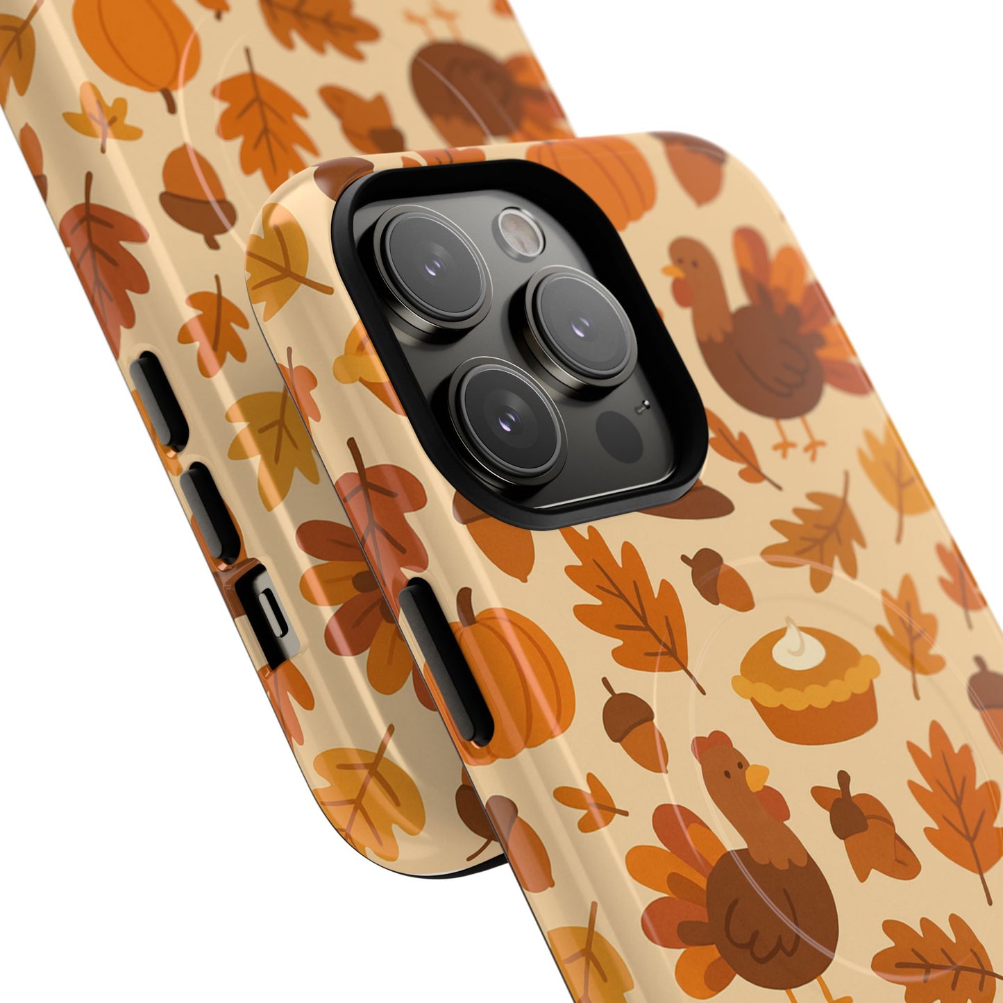 Thanksgiving-Themed Tough Magnetic iPhone Case | Compatible with MagSafe