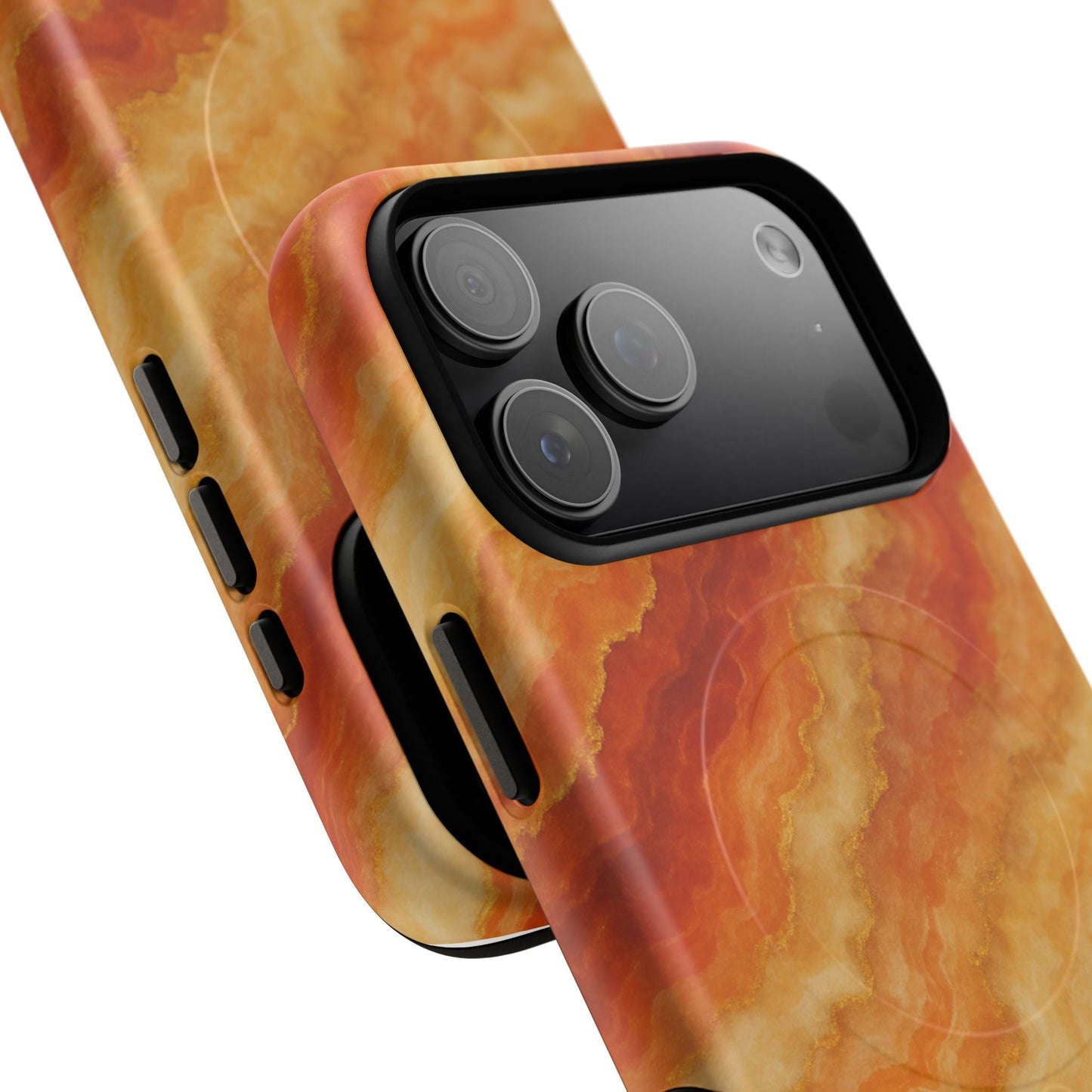 Amber Agate Marble iPhone Case with MagSafe Shamo's