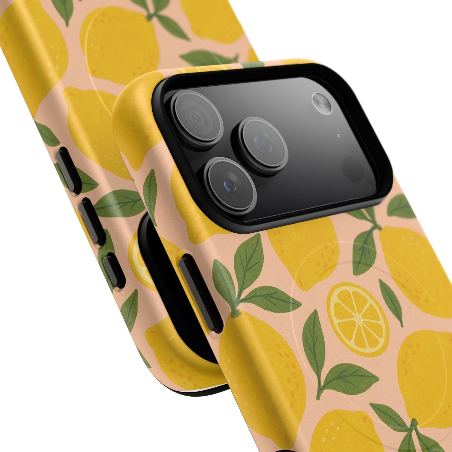 Lemon Fruit Design iPhone Case | MagSafe Compatible