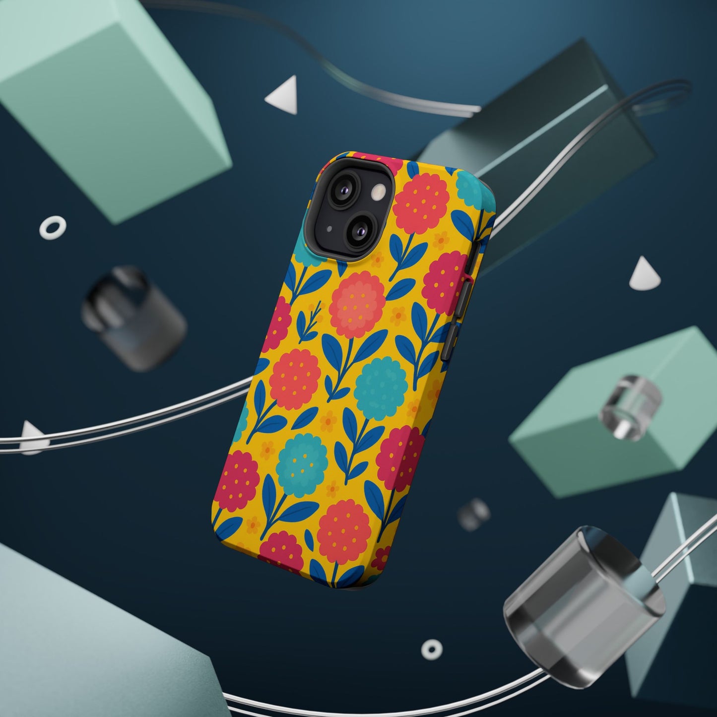 Vibrant Floral MagSafe Phone Case