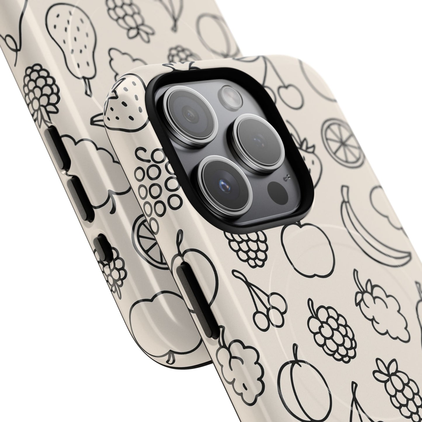 Fruit Pattern Tough iPhone Case | Compatible with MagSafe