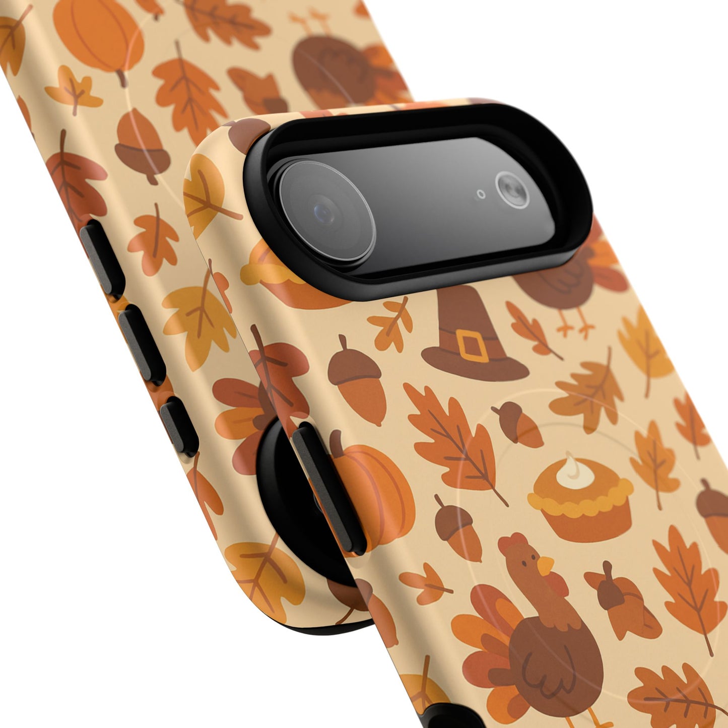 Thanksgiving-Themed Tough Magnetic iPhone Case | Compatible with MagSafe