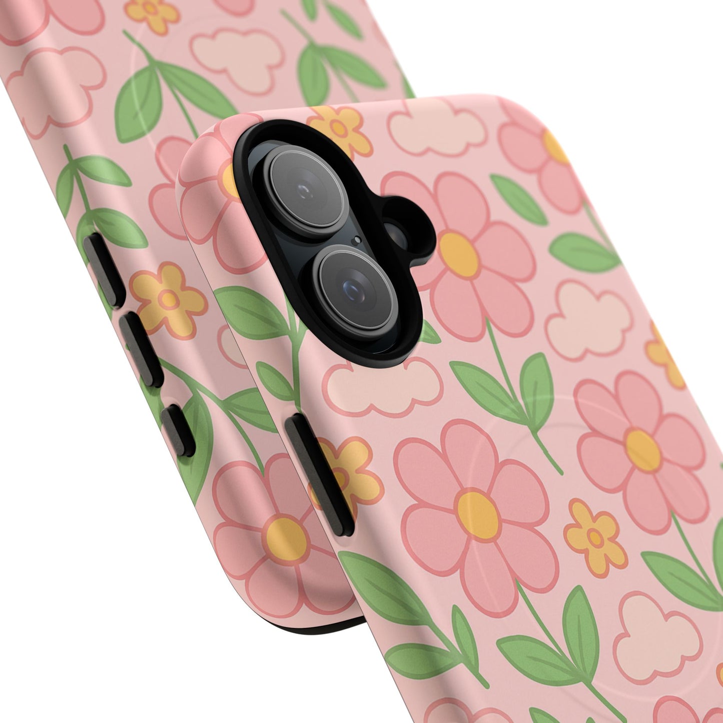 Floral Tough MagSafe Magnetic Phone Case - Stylish Protection for Your Device