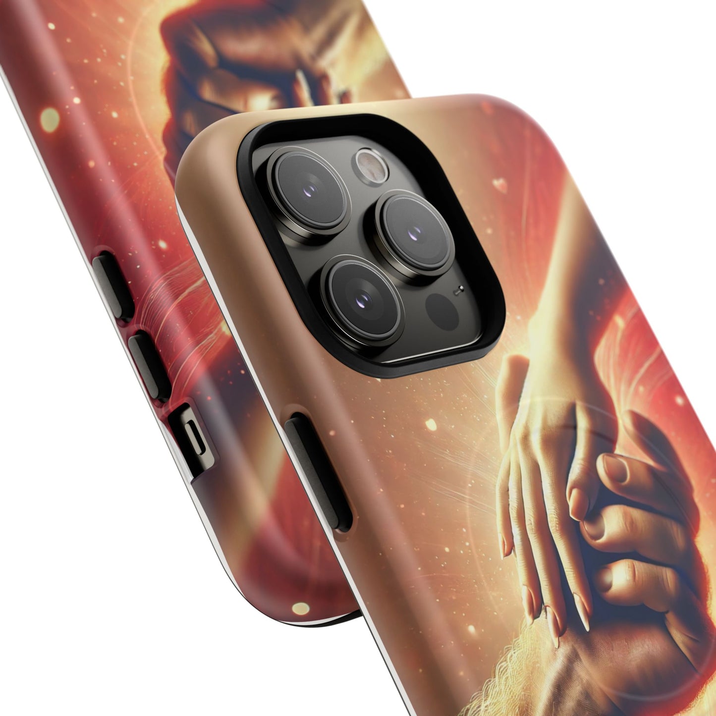 Magnetic Phone Case - Hands in Love Design - Compatible with MagSafe