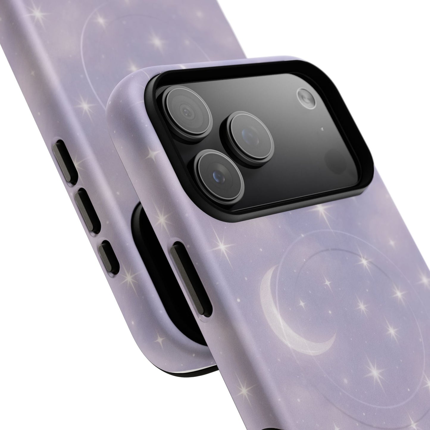 Celestial Lavender iPhone Case — Moon & Stars MagSafe Compatible Shamo's