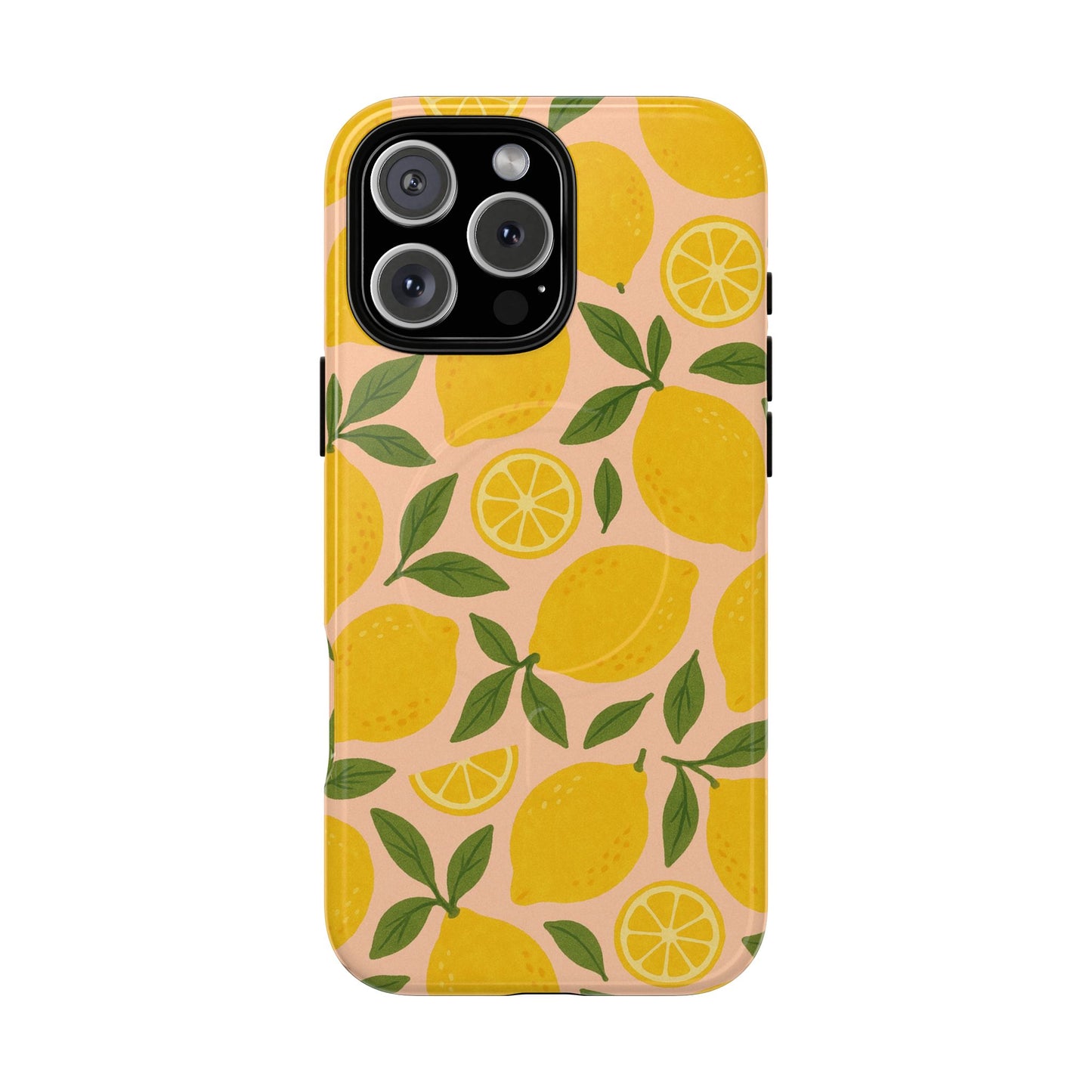 Lemon Fruit Design iPhone Case | MagSafe Compatible