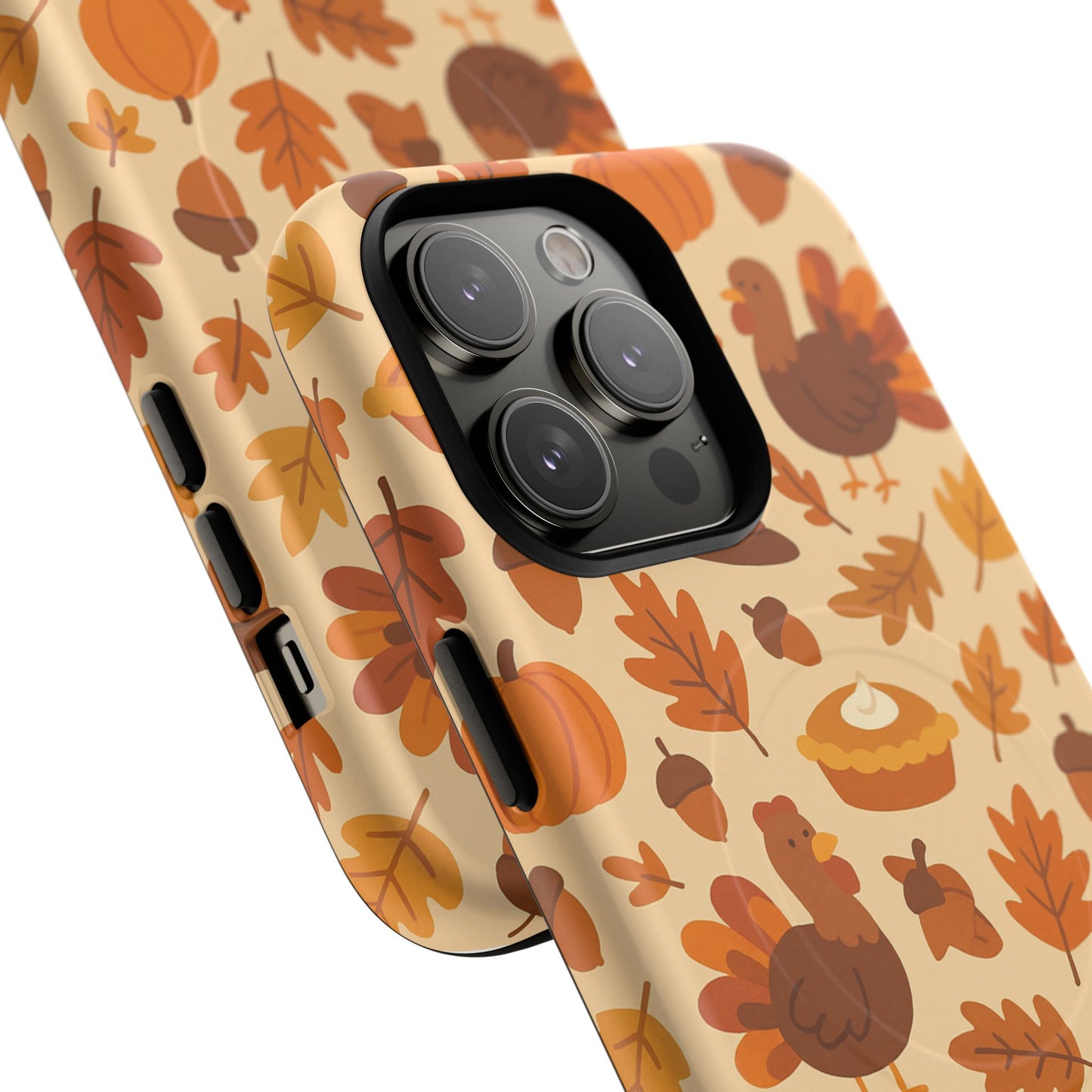 Thanksgiving-Themed Tough Magnetic iPhone Case | Compatible with MagSafe