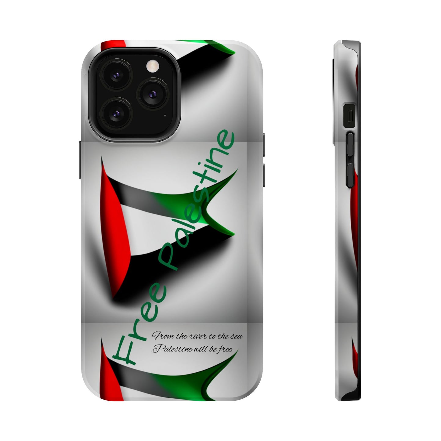 MagSafe Tough Case: Palestinian Flag & 'From the River to the Sea, Palestine Will Be Free