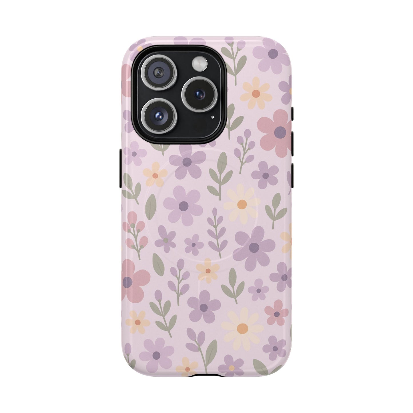 Floral Magnetic | Compatible with MagSafe Phone Case - Stylish and Durable Protection