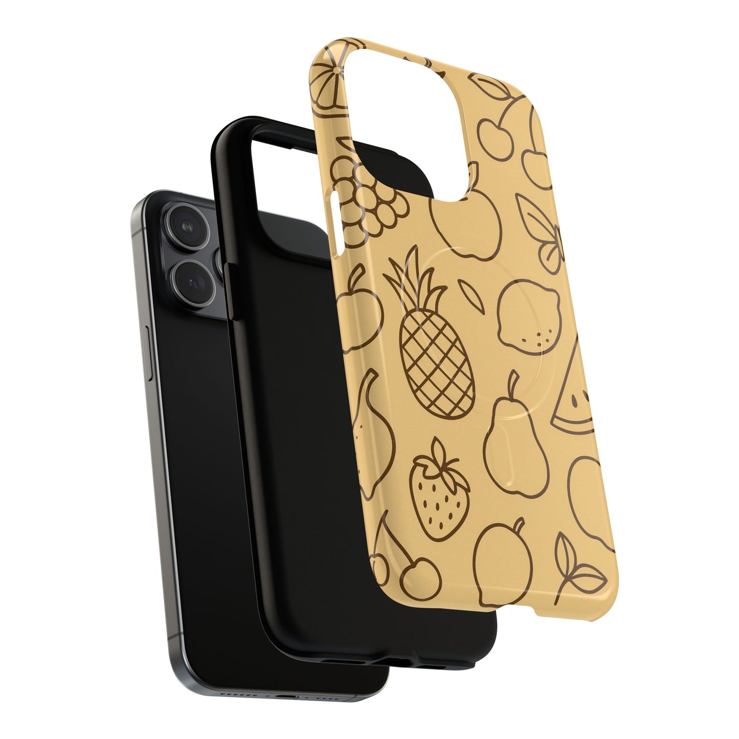 Fruity Drawing Design iPhone Case | Compatible with MagSafe