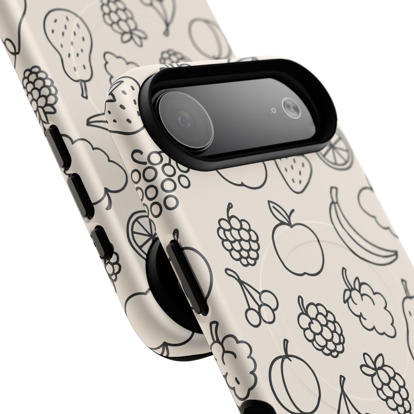 Fruit Pattern Tough iPhone Case | Compatible with MagSafe