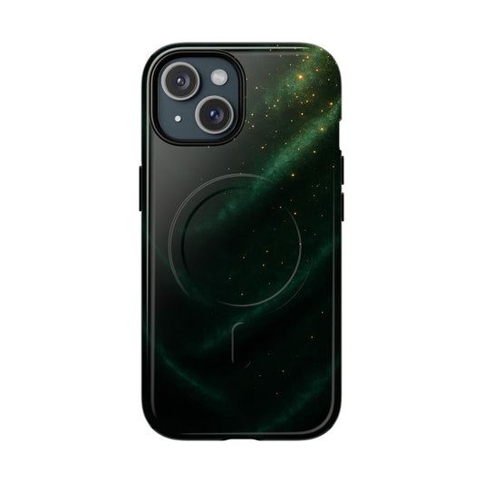 Luxury Series Emerald Galaxy iPhone Case with MagSafe - Shamo's