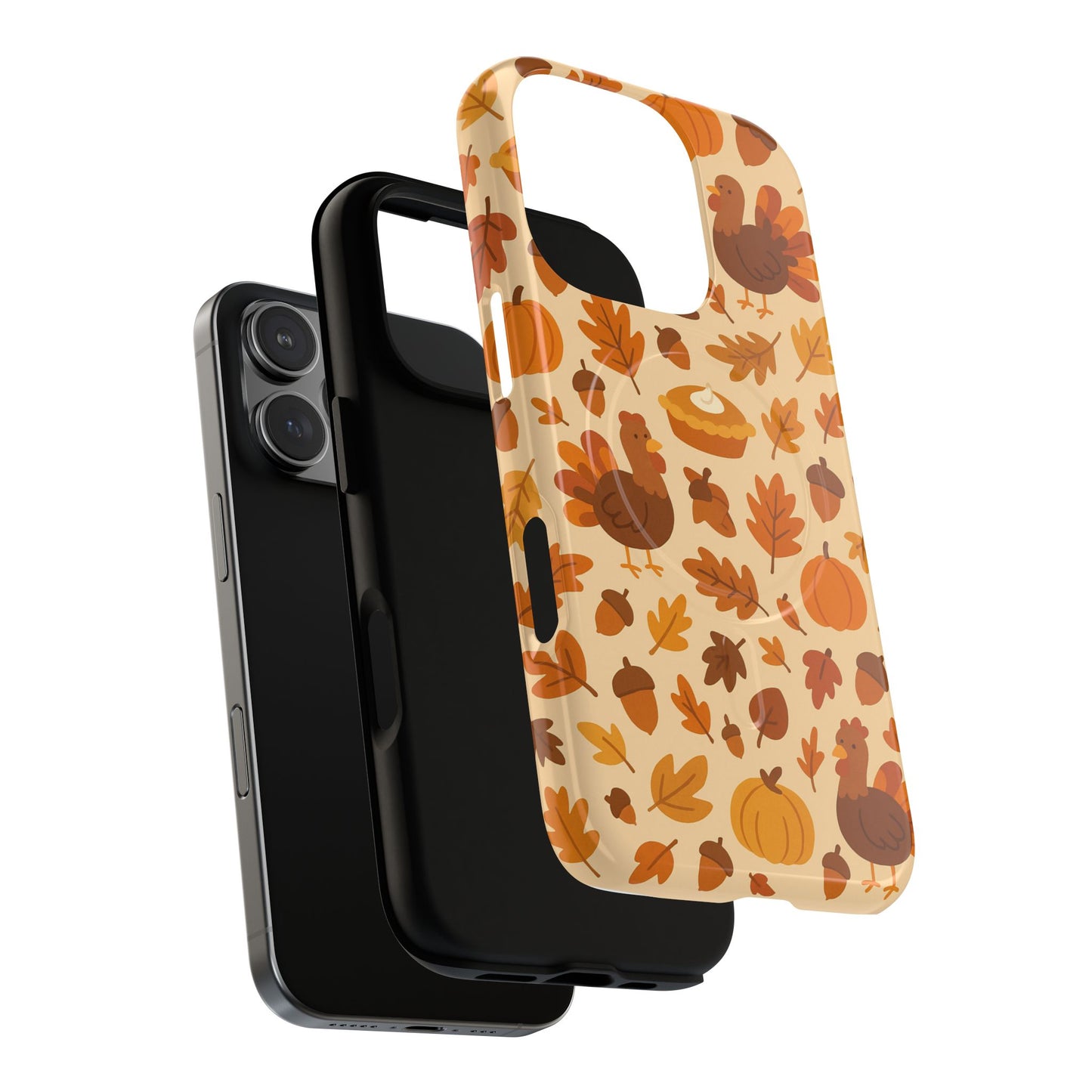 Thanksgiving-Themed Tough Magnetic iPhone Case | Compatible with MagSafe