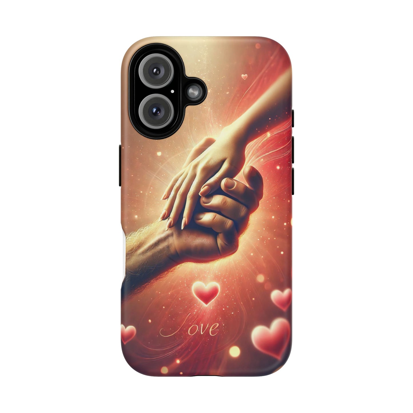 Magnetic Phone Case - Hands in Love Design - Compatible with MagSafe
