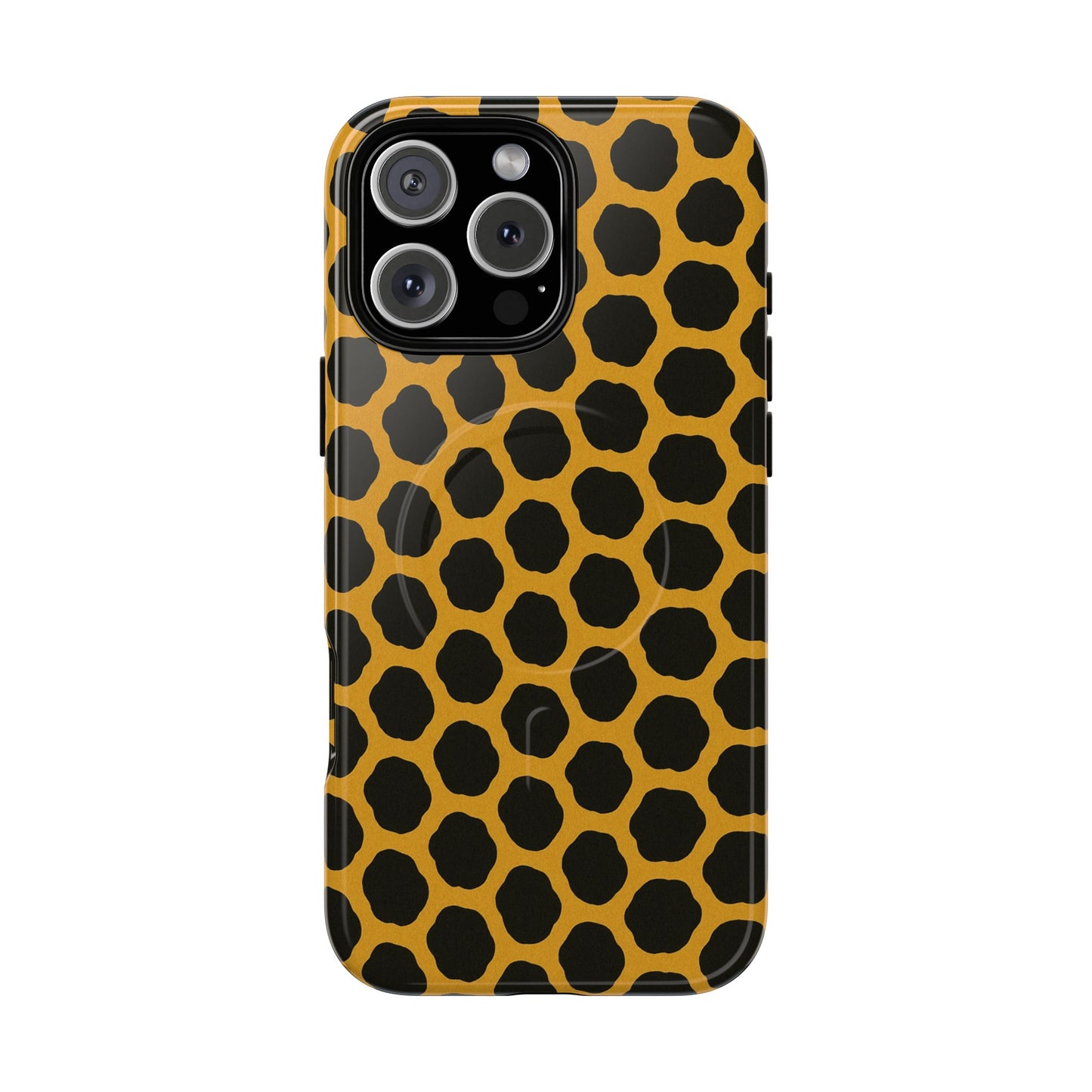 Stylish Leopard Pattern Magnetic iPhone Case | Compatible with MagSafe