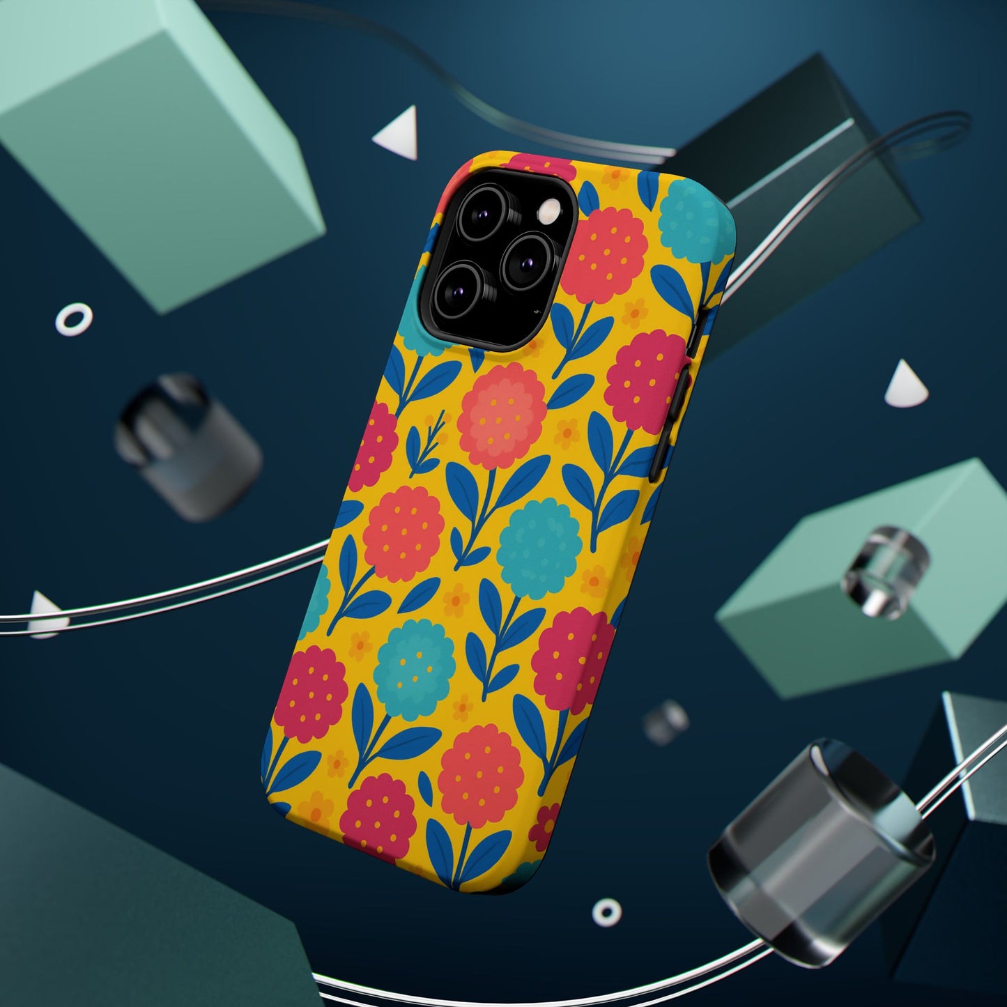 Vibrant Floral MagSafe Phone Case