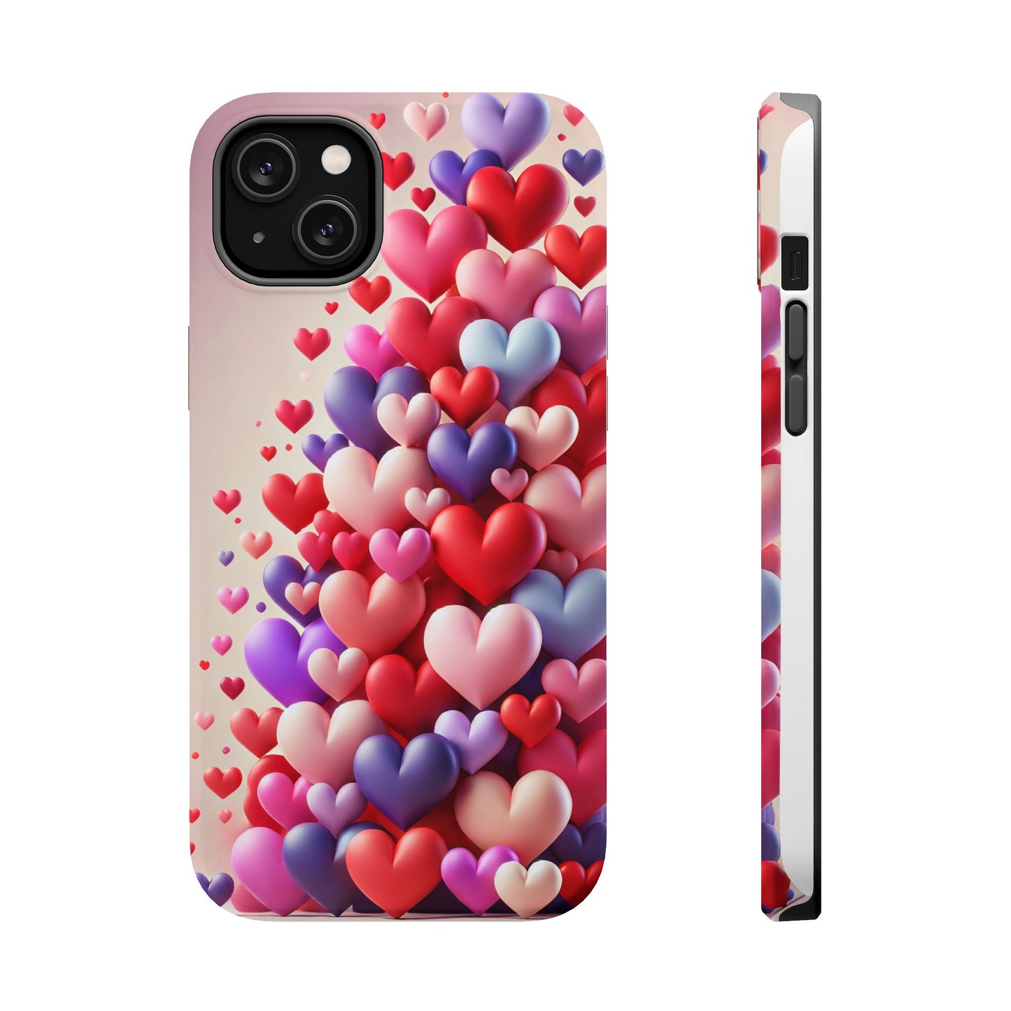 Shamo's Phone Case | MagSafe Compatible | Love Hearts Theme for iPhone 17 and more