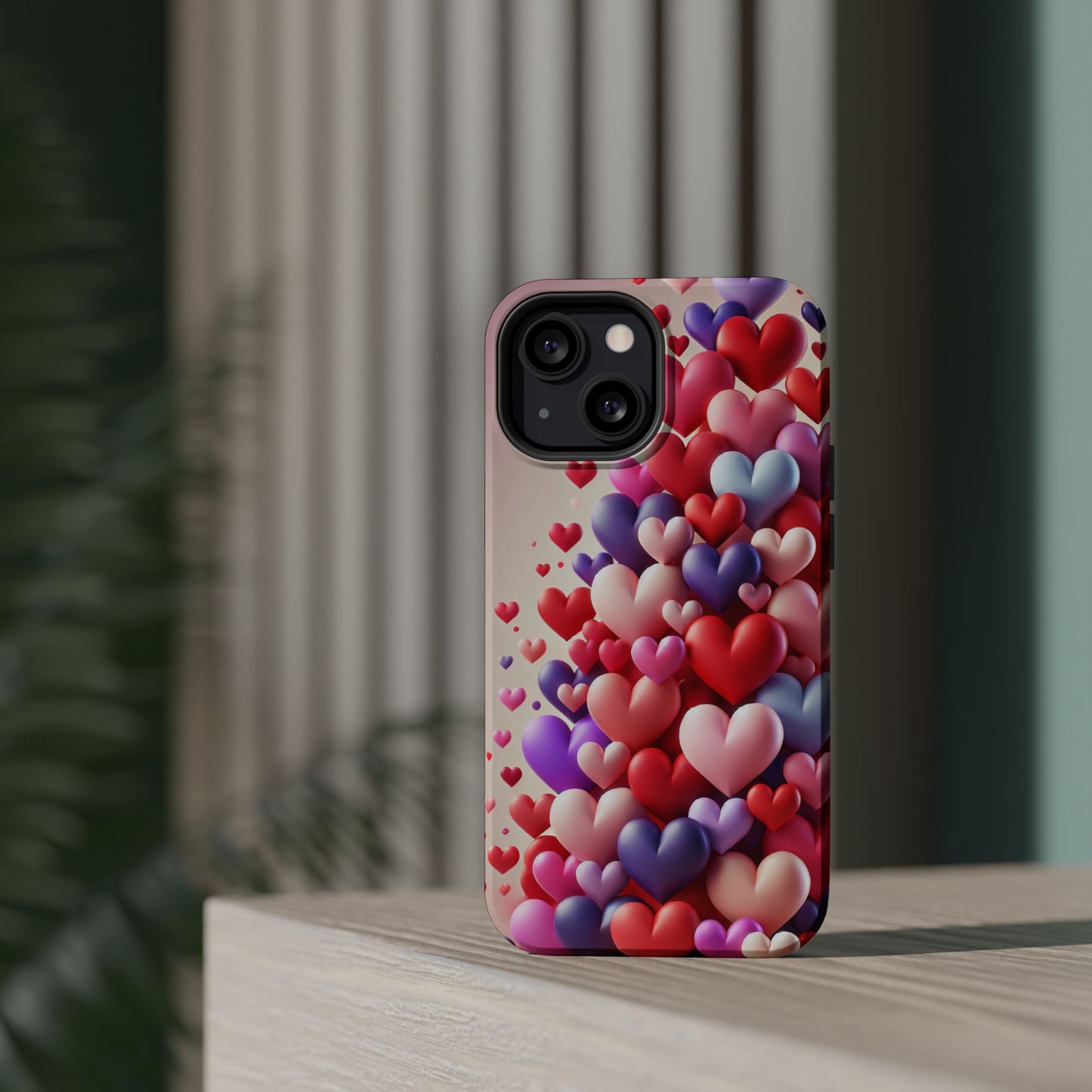 Shamo's Phone Case | MagSafe Compatible | Love Hearts Theme for iPhone 17 and more