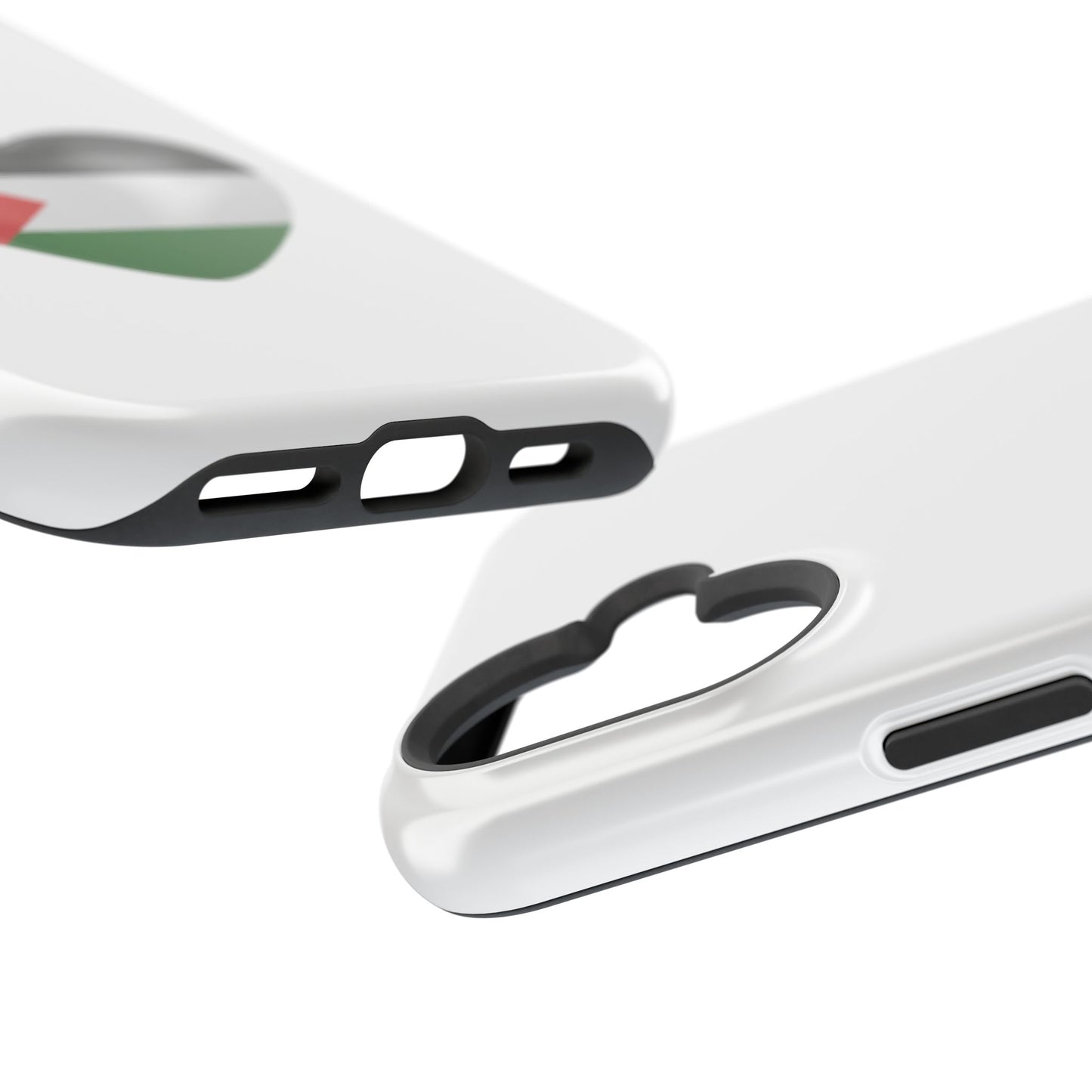 MagSafe Tough Cases with Palestinian flag in heart shape