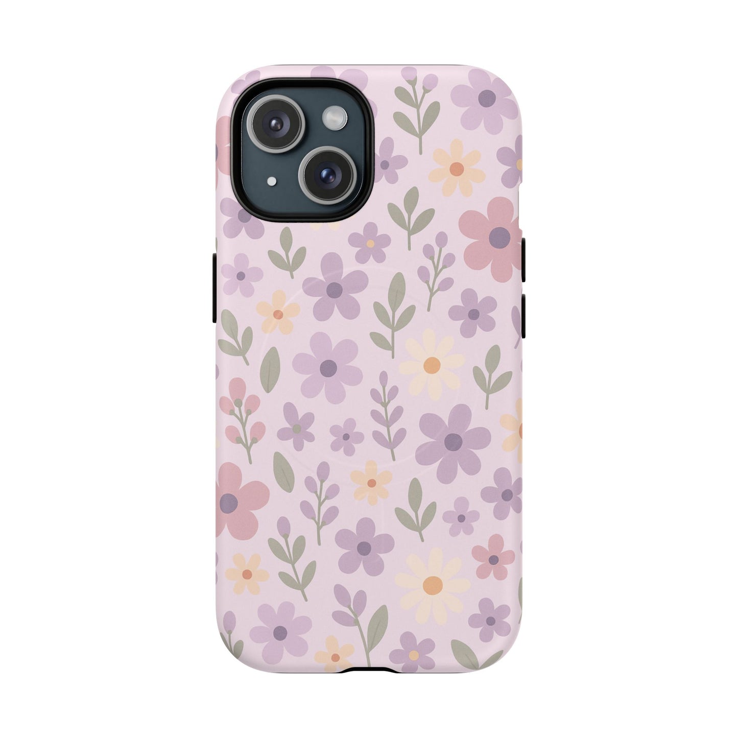 Floral Magnetic | Compatible with MagSafe Phone Case - Stylish and Durable Protection