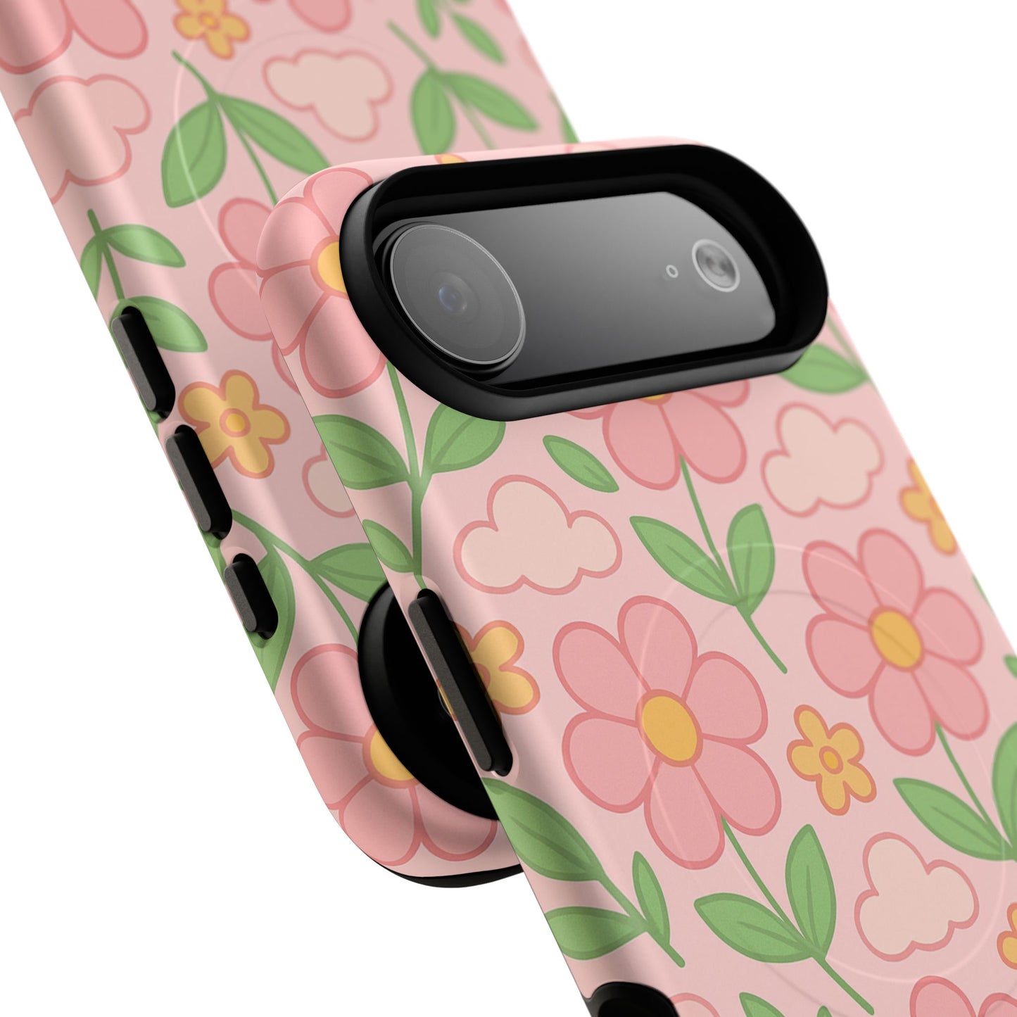 Floral Tough MagSafe Magnetic Phone Case - Stylish Protection for Your Device