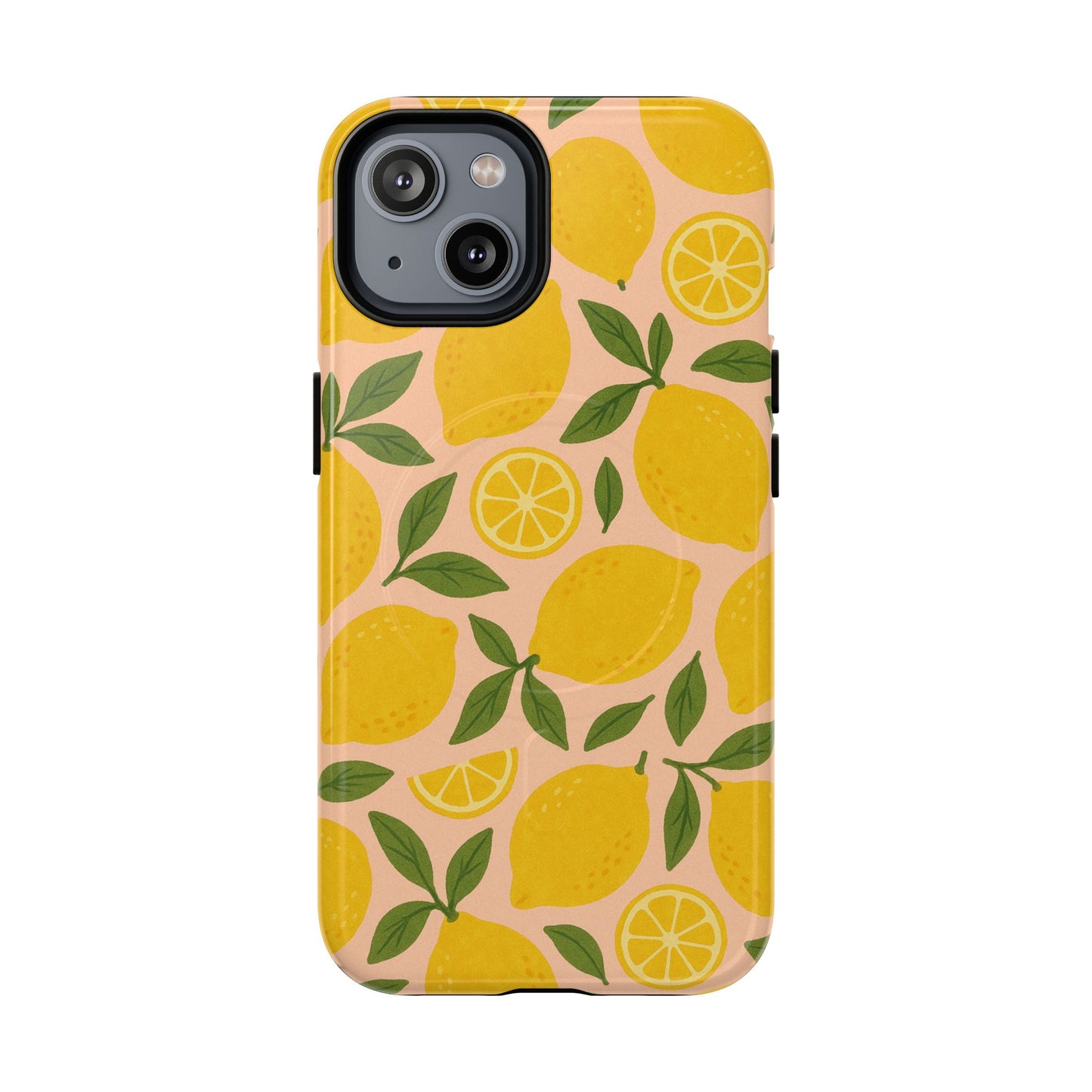 Lemon Fruit Design iPhone Case | MagSafe Compatible