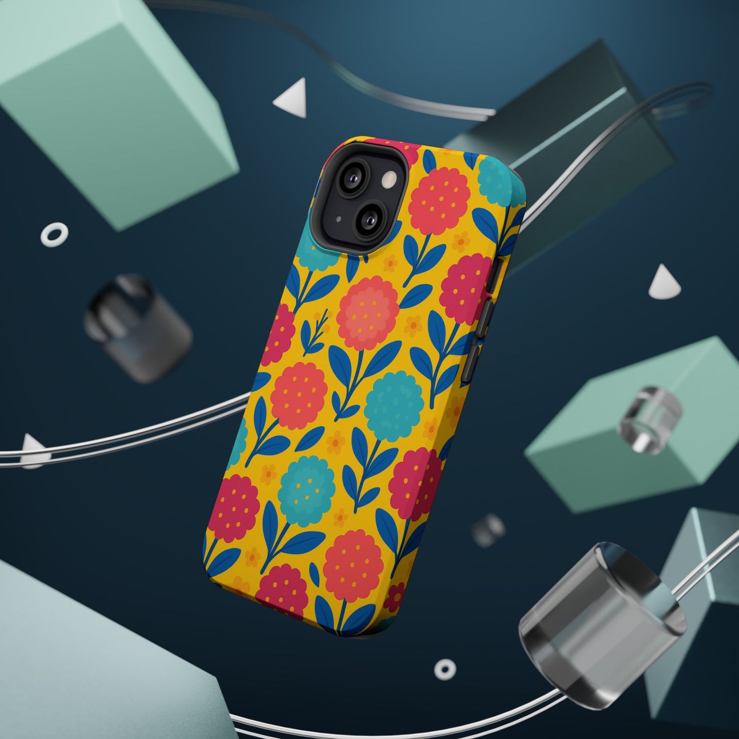 Vibrant Floral MagSafe Phone Case