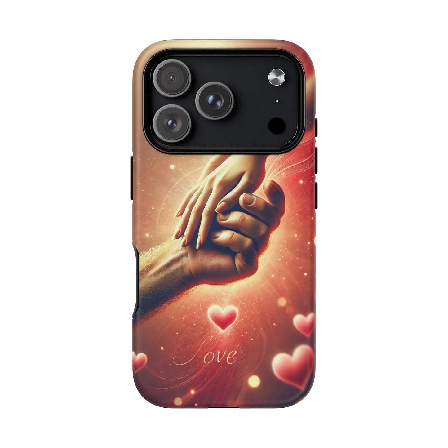 Magnetic Phone Case - Hands in Love Design - Compatible with MagSafe