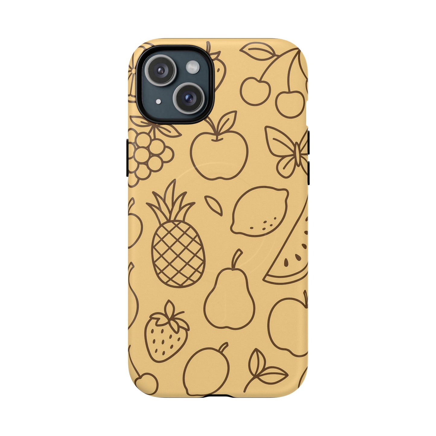 Fruity Drawing Design iPhone Case | Compatible with MagSafe