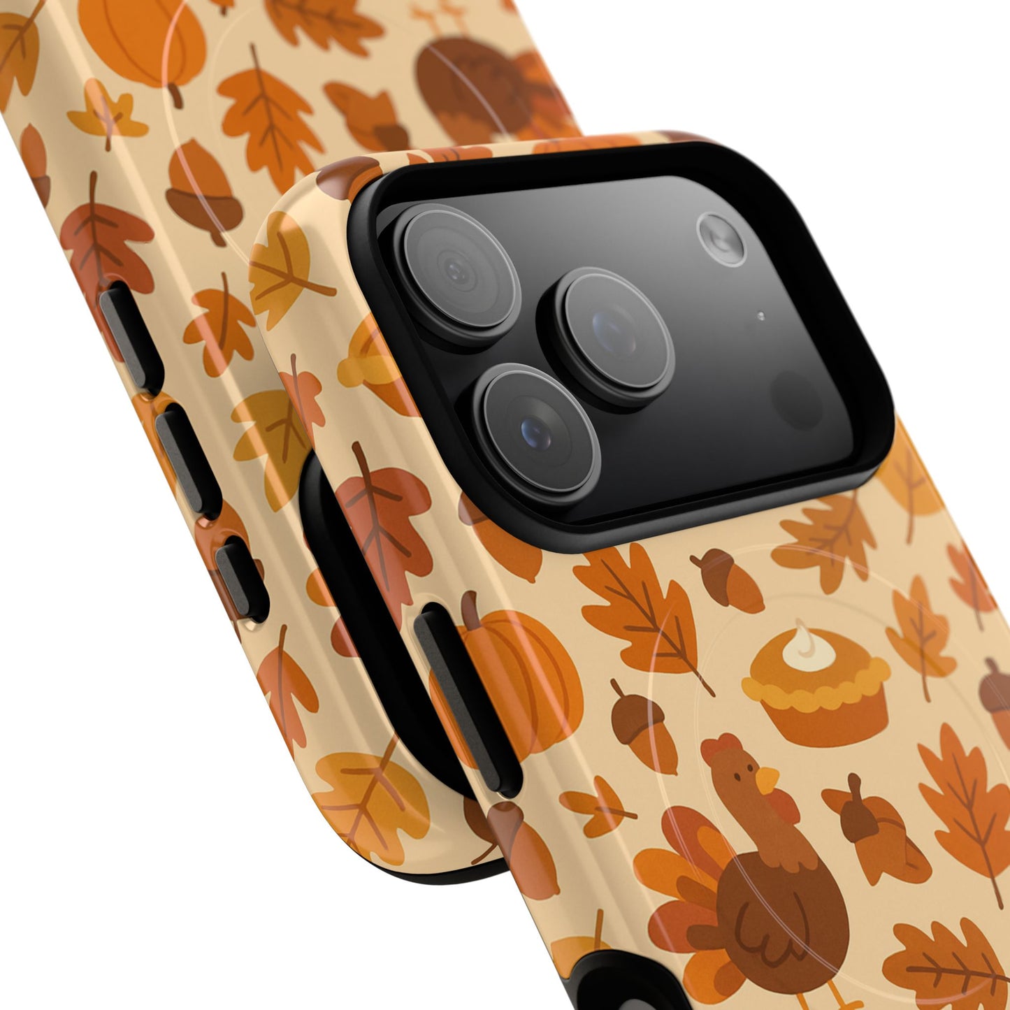 Thanksgiving-Themed Tough Magnetic iPhone Case | Compatible with MagSafe