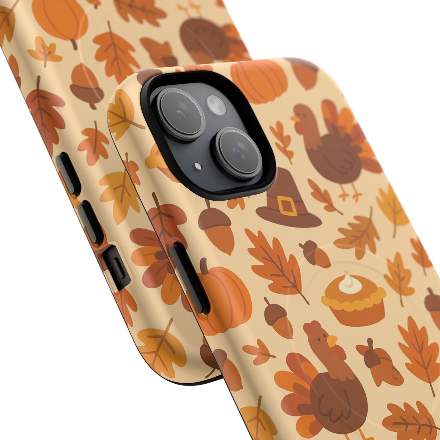 Thanksgiving-Themed Tough Magnetic iPhone Case | Compatible with MagSafe