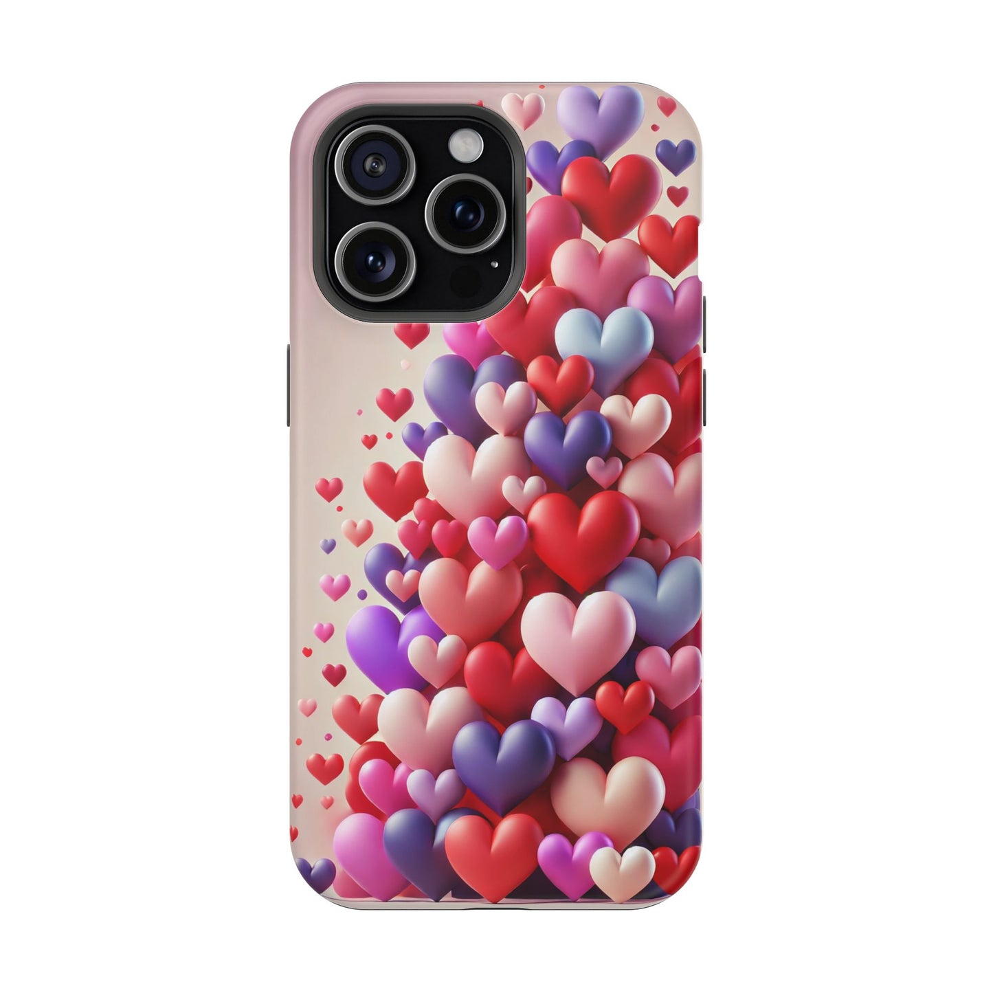 Shamo's Phone Case | MagSafe Compatible | Love Hearts Theme for iPhone 17 and more