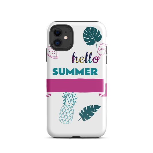 Tough Case for iPhone with summer design