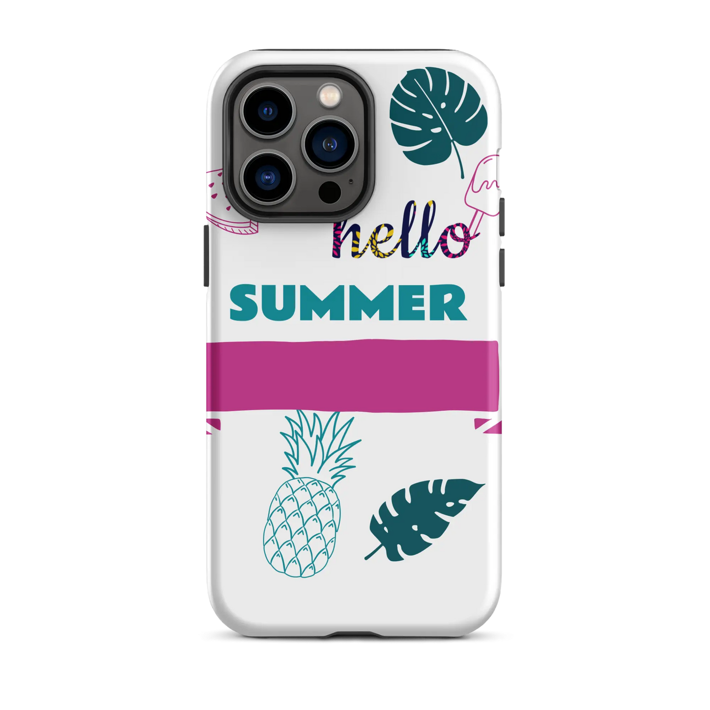 Tough Case for iPhone with summer design