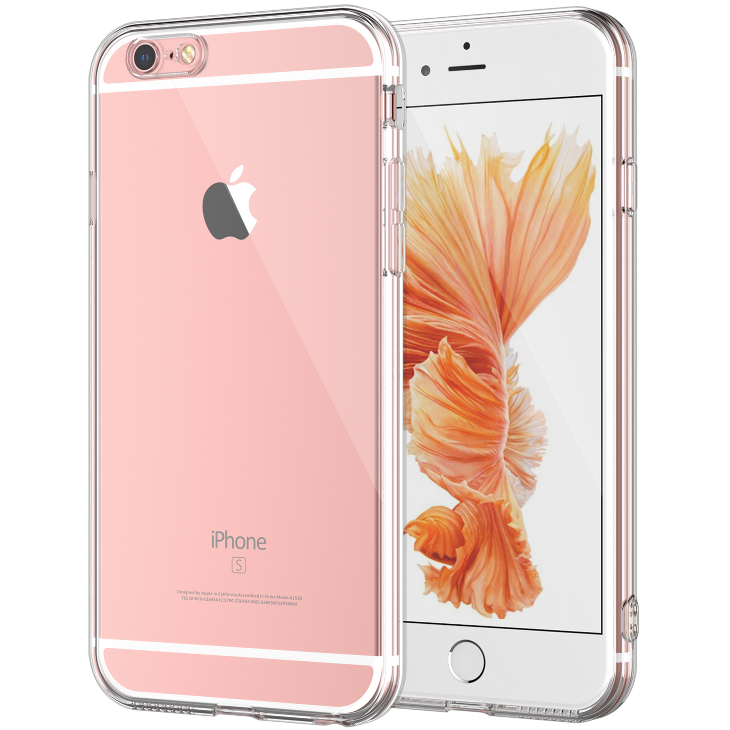 Crystal Clear Case for iPhone 6s and 6 Slim Thin TPU Silicone Soft Cover Rubber