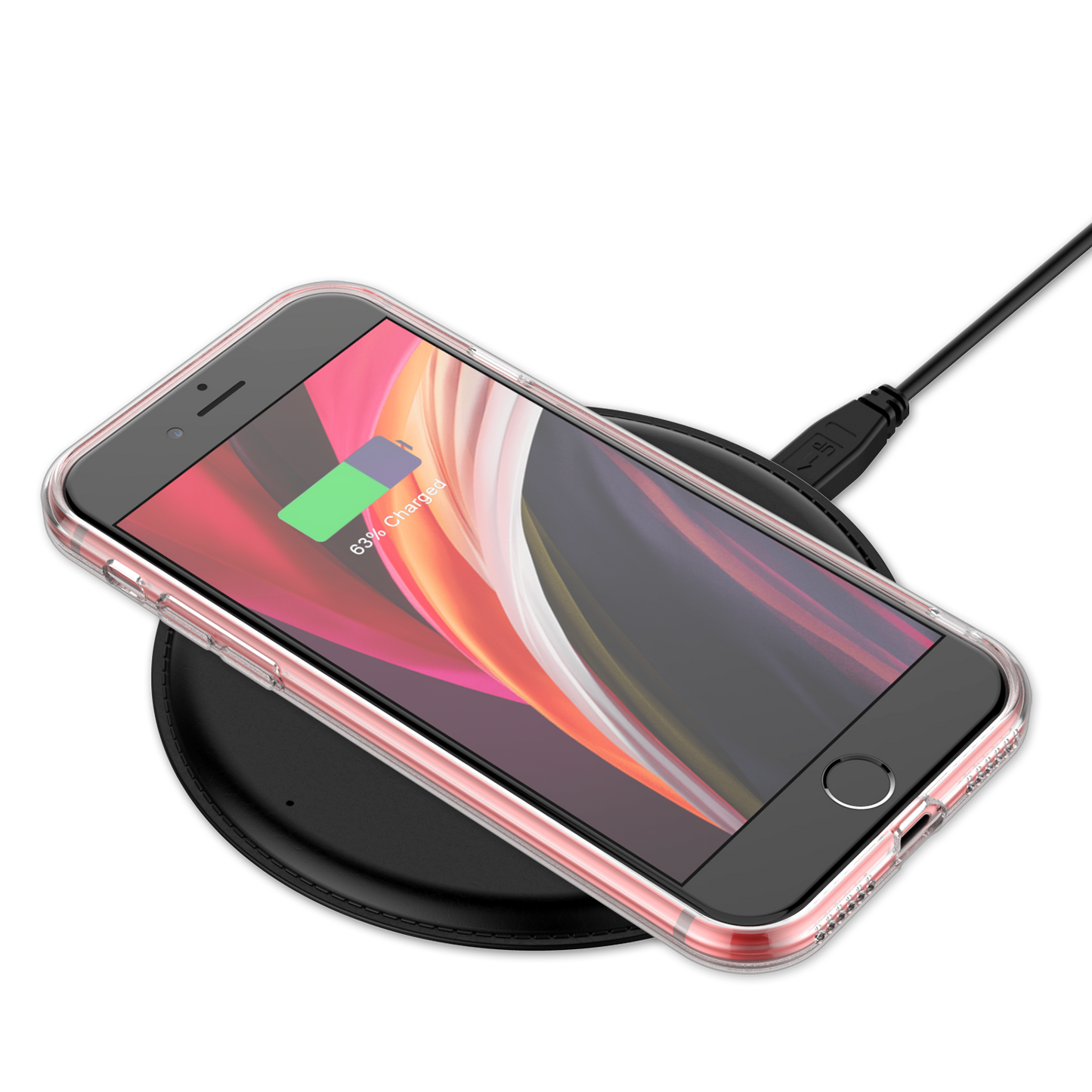Clear Case for iPhone SE 2022 (3rd generation) iPhone SE 2020 (2nd Generation), iPhone 8 and iPhone 7 Transparent TPU Shock Absorption