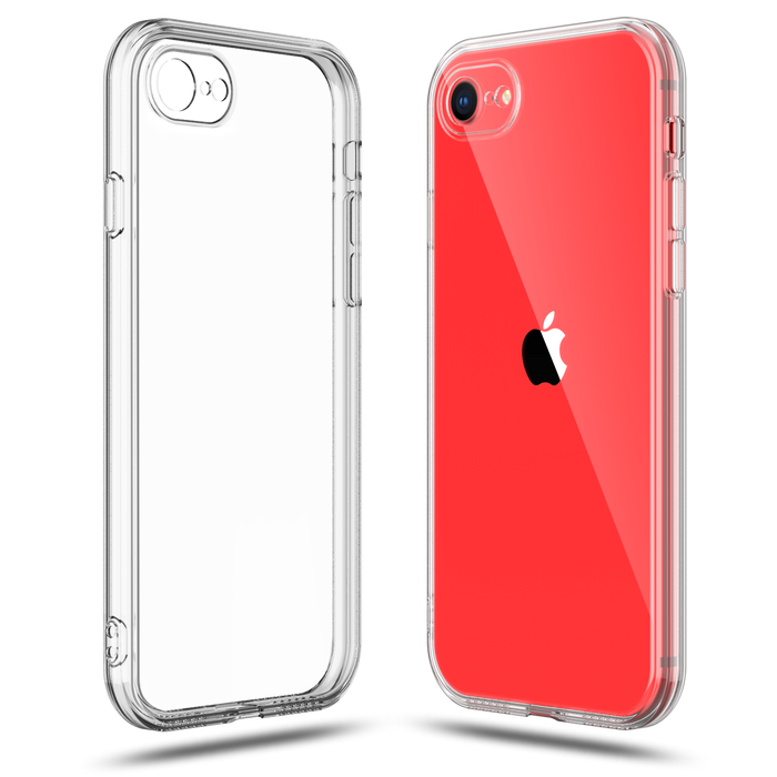 Funda transparente para iPhone SE 2022 (3.ª generación) iPhone SE 2020 (2.ª generación), iPhone 8 y iPhone 7 Transparente TPU Absorción de impactos