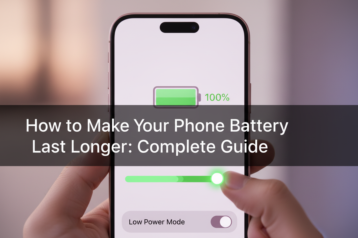 How to Make Your Phone Battery Last Longer: Complete Guide (20+ Tips) - Shamo's