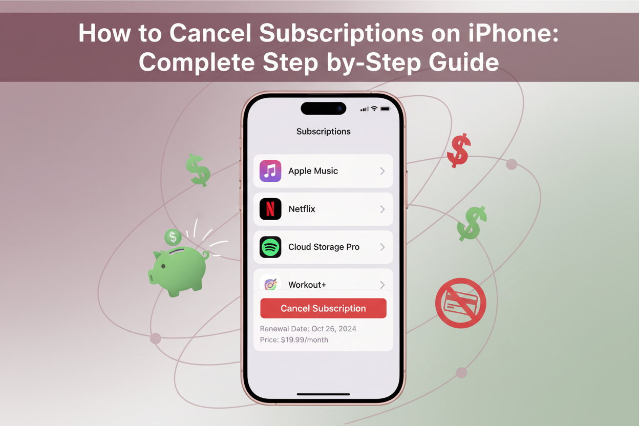 How to Cancel Subscriptions on iPhone: Complete Step-by-Step Guide