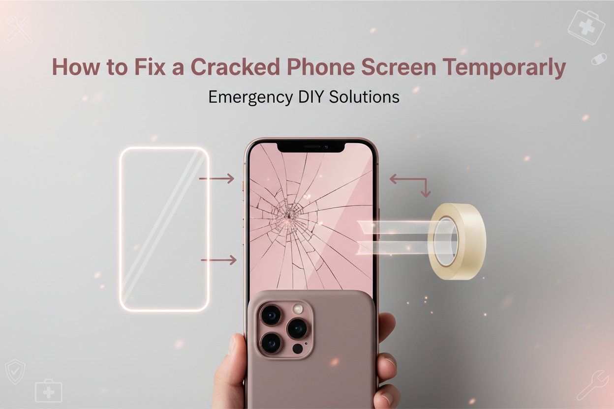 How to Fix a Cracked Phone Screen Temporarily: Emergency DIY Solutions