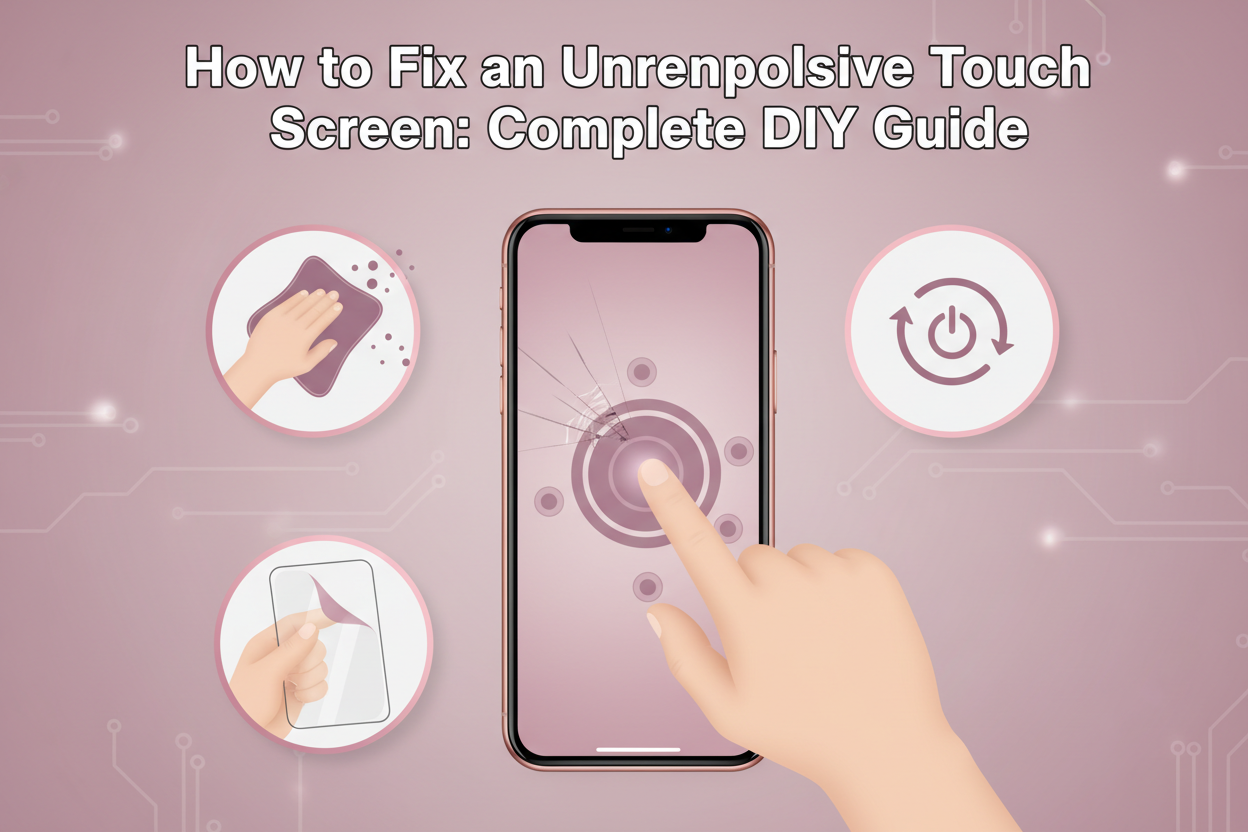 How to Fix an Unresponsive Touch Screen: Complete DIY Guide