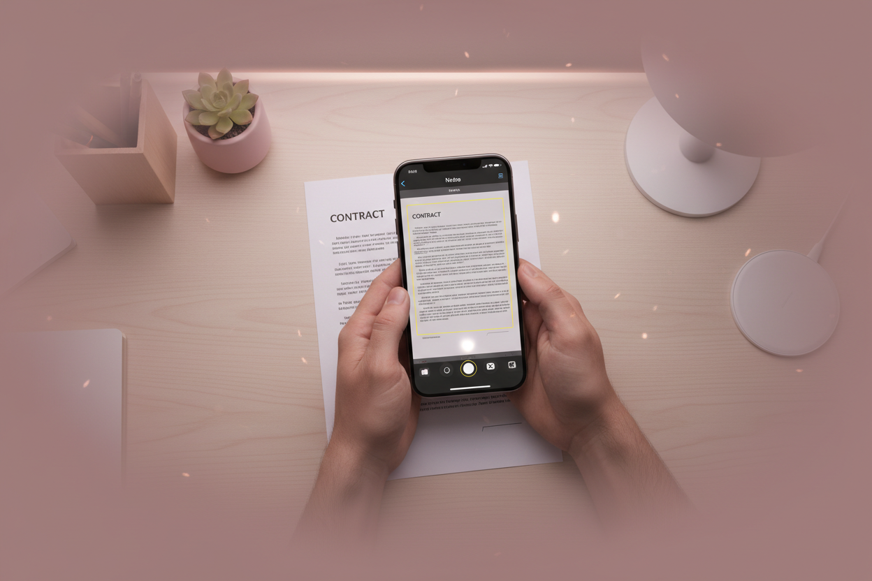 How to Scan Documents on iPhone: Complete Guide (2026) - Shamo's