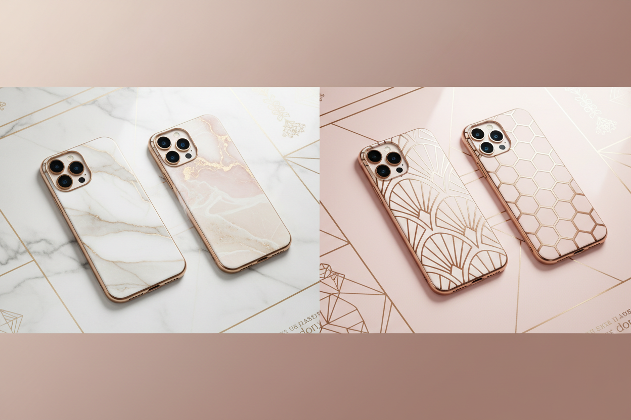 Marble & Geometric iPhone Cases: Sophisticated Style - Shamo's