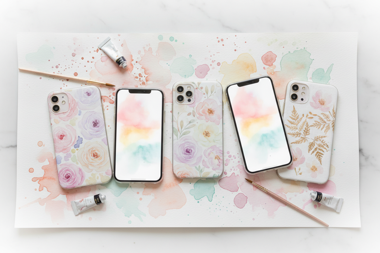 Watercolor & Artistic iPhone Cases: Creative Expression - Shamo's