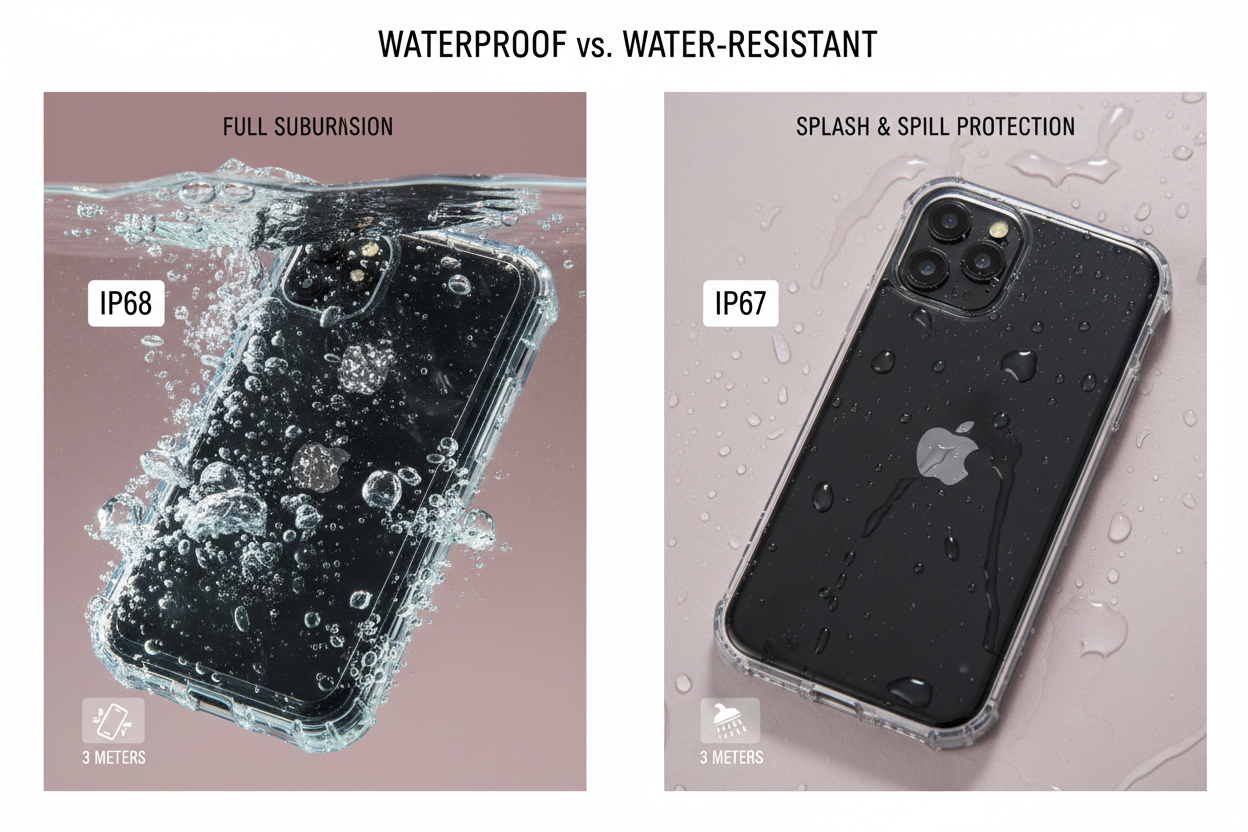 Waterproof vs Water-Resistant: Phone Case Protection Levels Explained - Shamo's