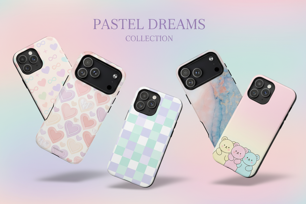 Pastel Phone Cases | Soft Aesthetic Colors - Shamo's