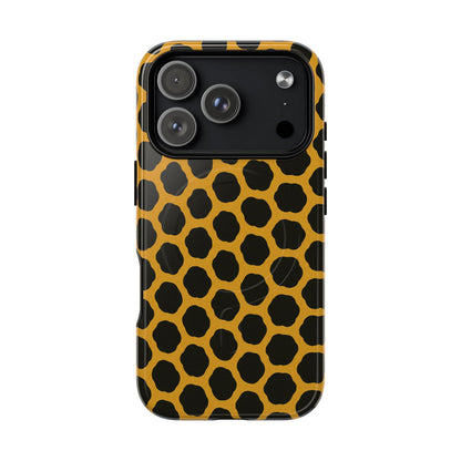 Stylish Leopard Pattern Magnetic iPhone Case | Compatible with MagSafe