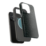 Dark Carbon Fiber Texture Magnetic Impact-Resistant iPhone Case | MagSafe compatible  Shamo's