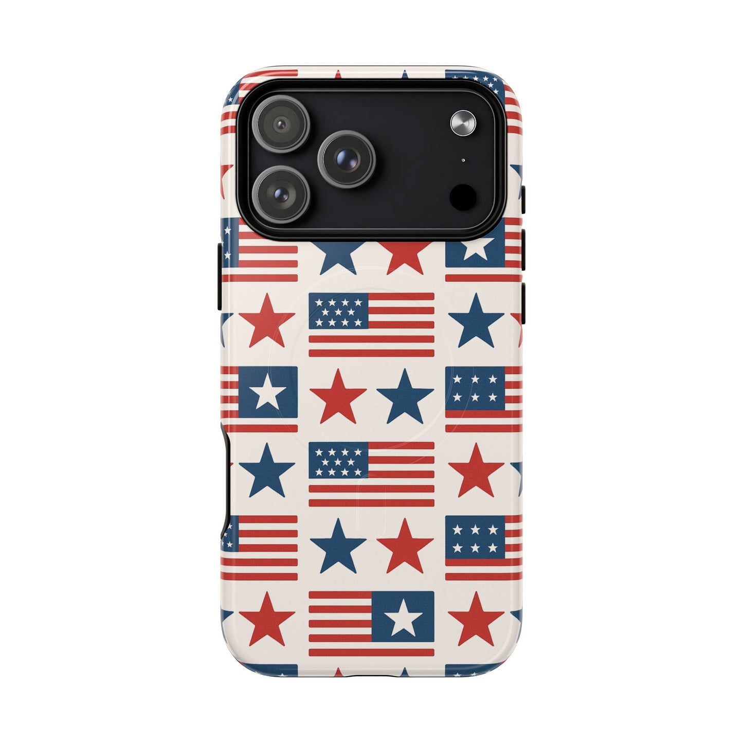 Patriotic American Flag iPhone Case | MagSafe