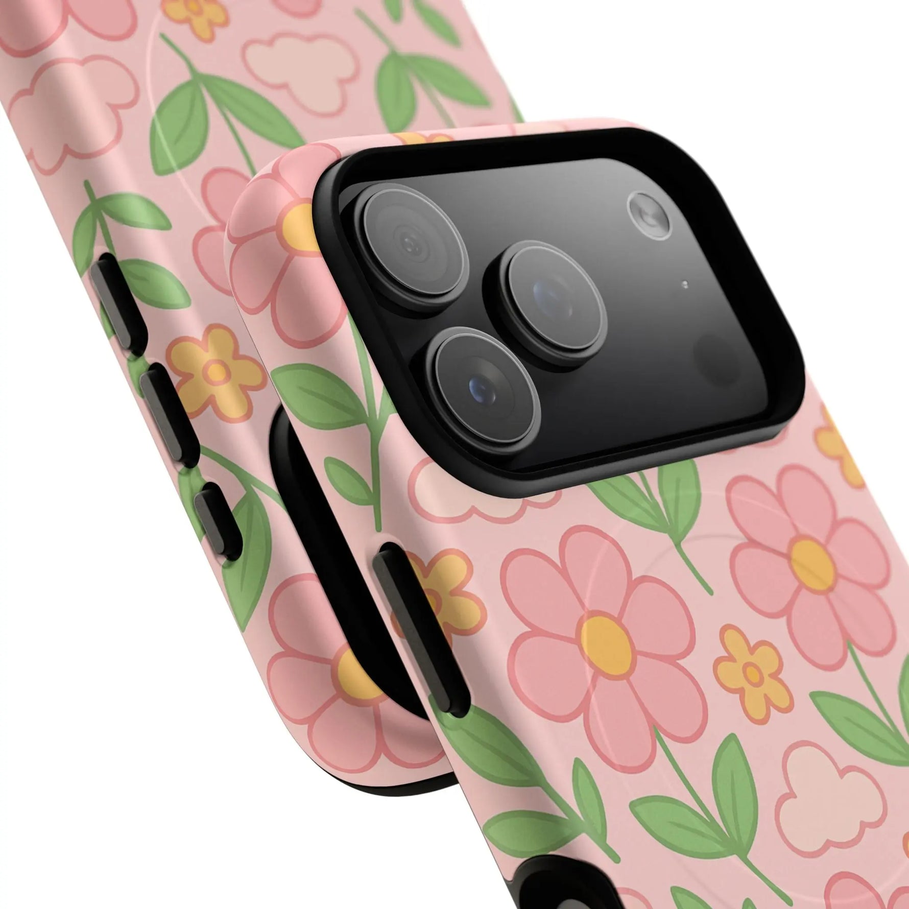 Floral Tough MagSafe Magnetic Phone Case - Stylish Protection for Your Device - Shamo's